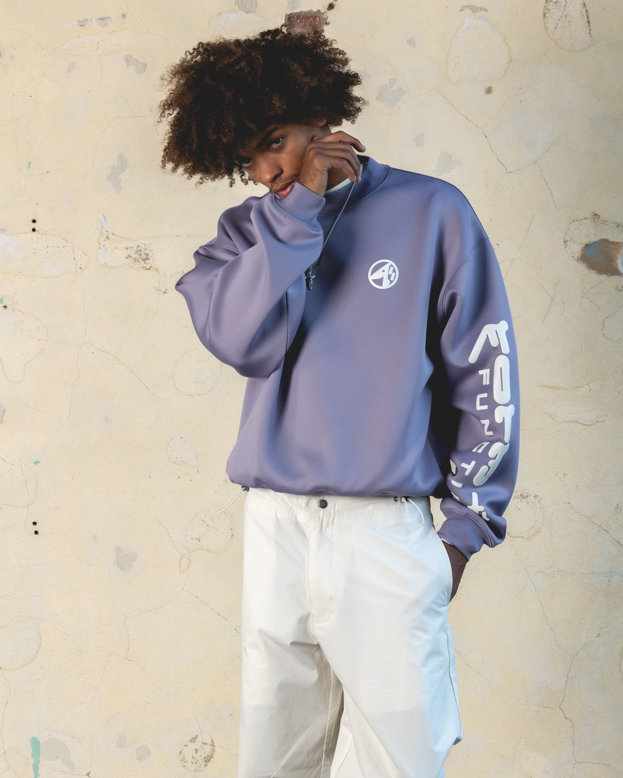 404 Form Crewneck Purple