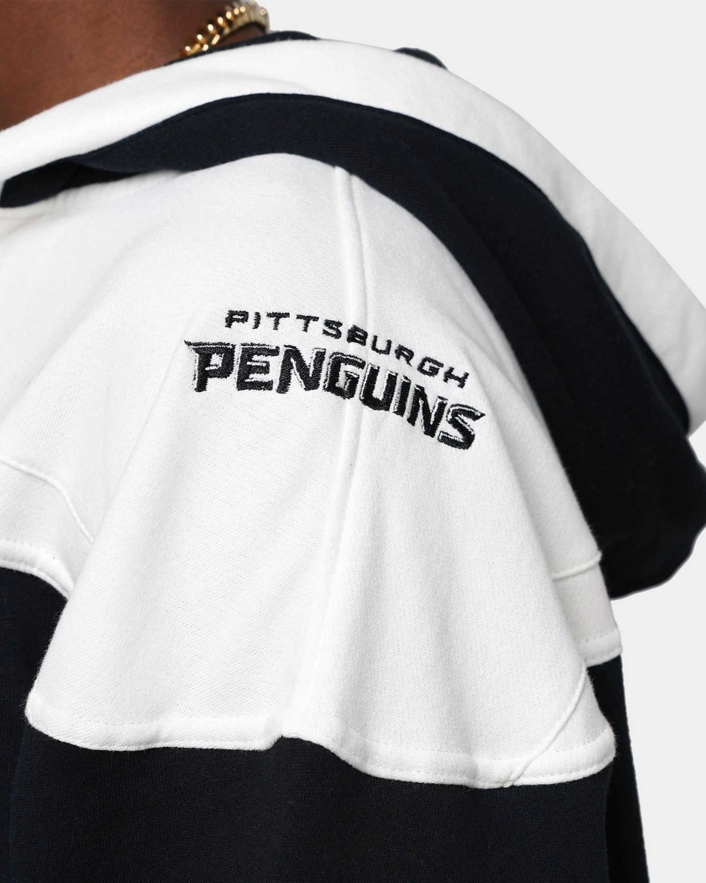 47 Brand Pittsburgh Penguins Superior Lacer Hoodie Jet Black