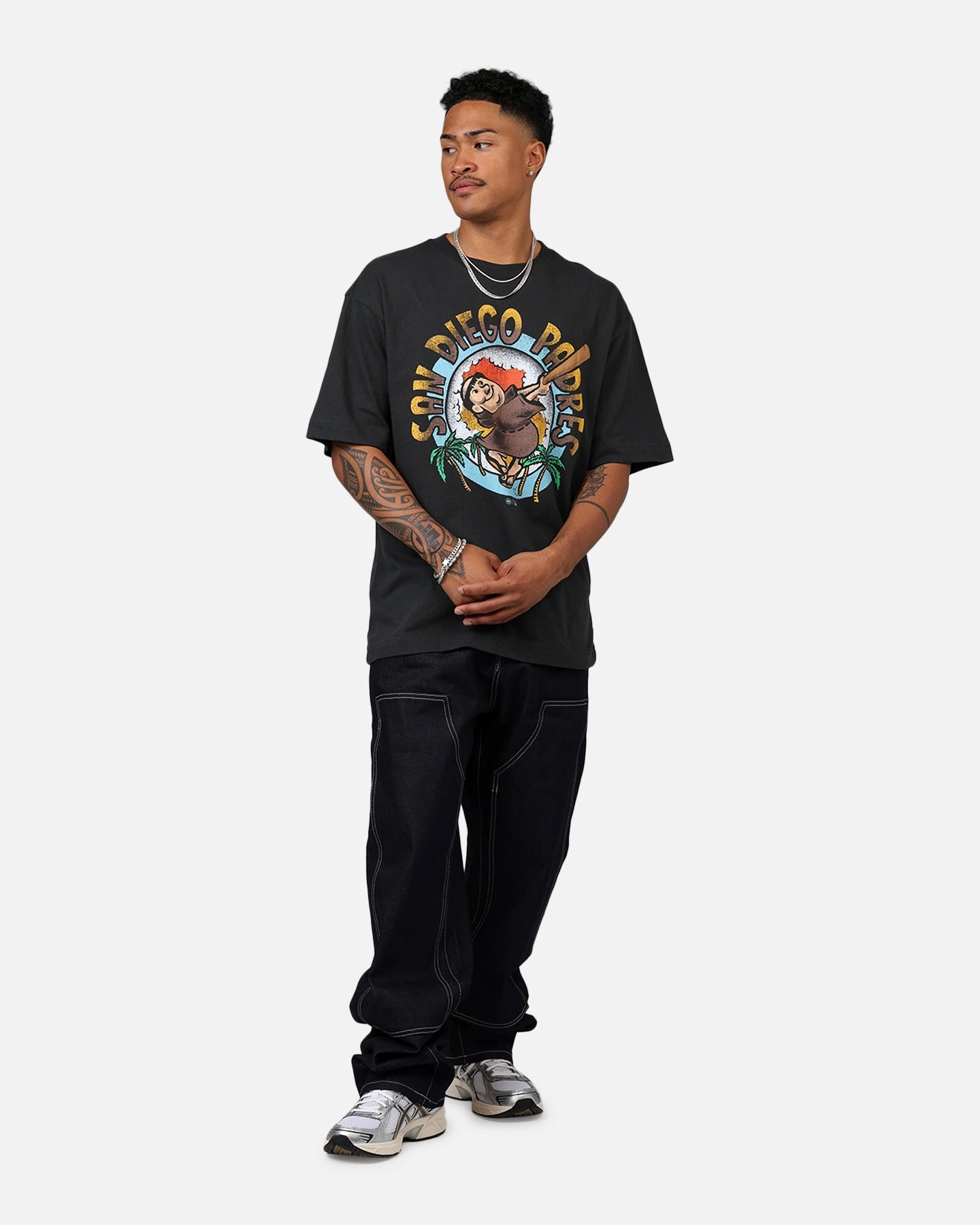 47 Brand San Diego Padres 'MLB Trophy Case' Premium T-Shirt Black