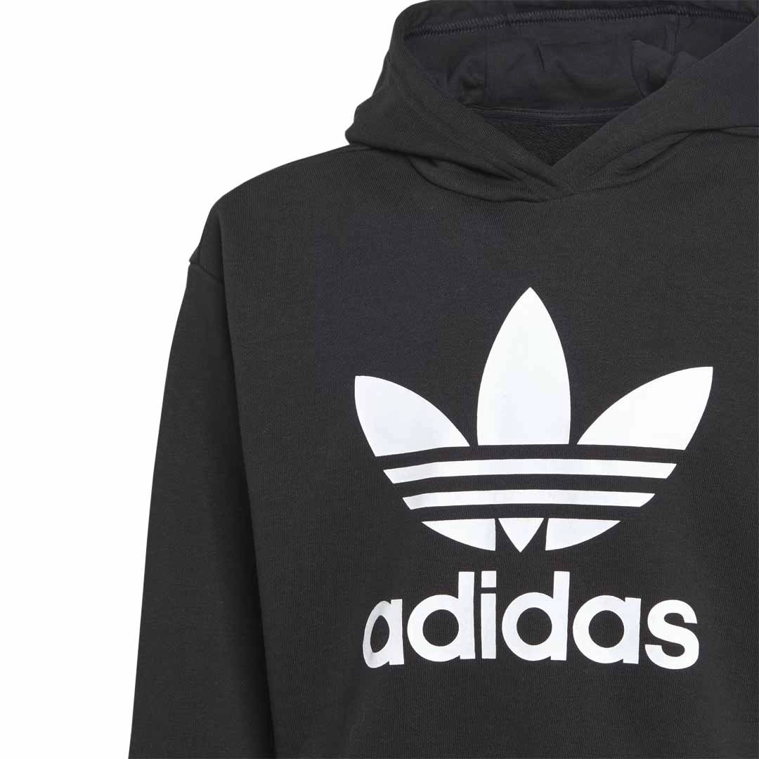 adidas - Girls' (Junior) Adicolor Cropped Hoodie (IJ9719)
