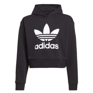adidas - Girls' (Junior) Adicolor Cropped Hoodie (IJ9719)