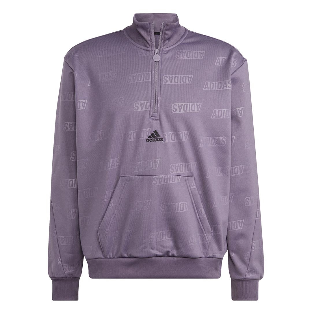 adidas - Men's Embossed Quarter Zip Sweatshirt (IJ6441)