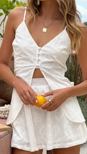 Bayleigh Top - White