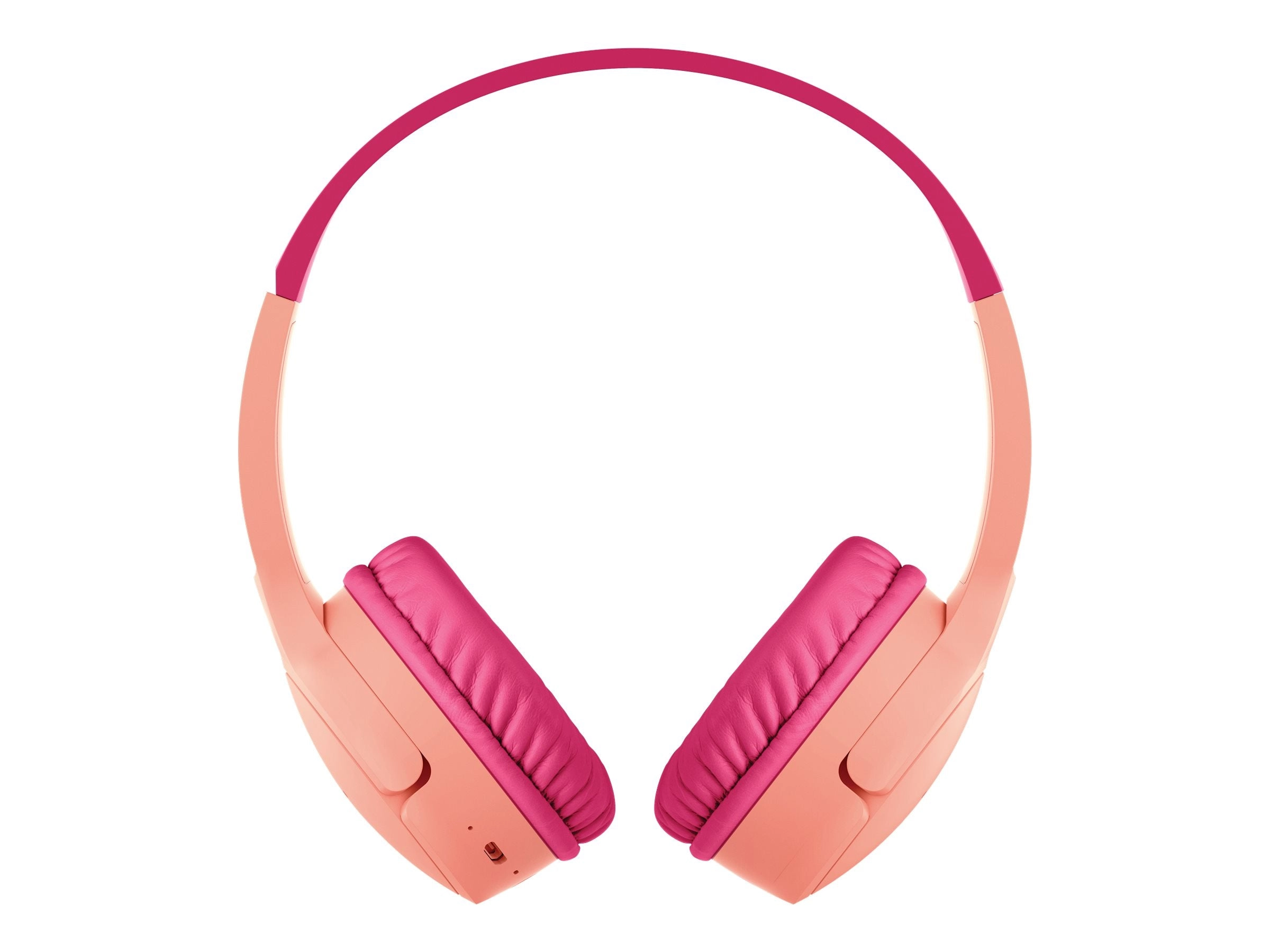 Belkin SoundForm Mini - Headphones with mic - on-ear - Bluetooth - wireless, wired - 3.5 mm jack - pink AUD001BTPKV3