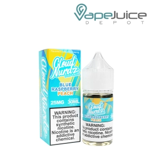 Blue Raspberry Peach ICED TFN Salts Cloud Nurdz 30ml