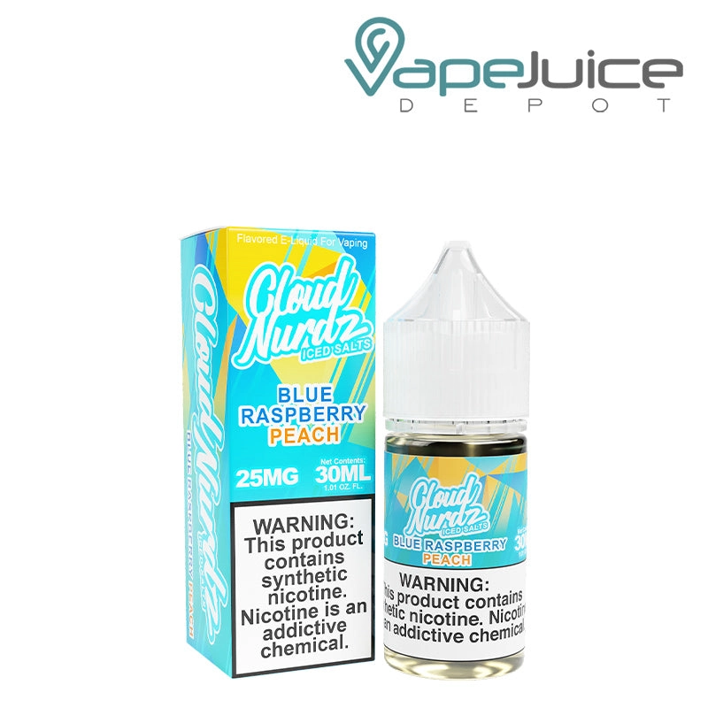 Blue Raspberry Peach ICED TFN Salts Cloud Nurdz 30ml