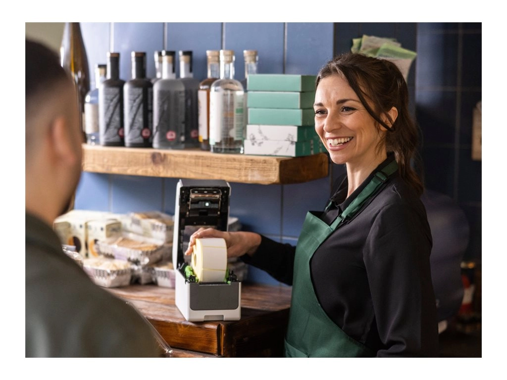 Brother TD-2350D203 - Label/receipt printer - B/W - direct thermal -  - 203 dpi - up to 360 inch/min - Wi-Fi(n), Bluetooth 5.2, TD2350D203
