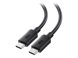 Cable Matters - USB cable - 24 pin USB-C (M) to 24 pin USB-C (M) - USB 3.2 - 3 ft - USB Power Delivery (240W), 4K60Hz (3840 x 201045-3