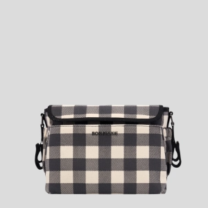 Carryall Pram Caddy -- Black Gingham