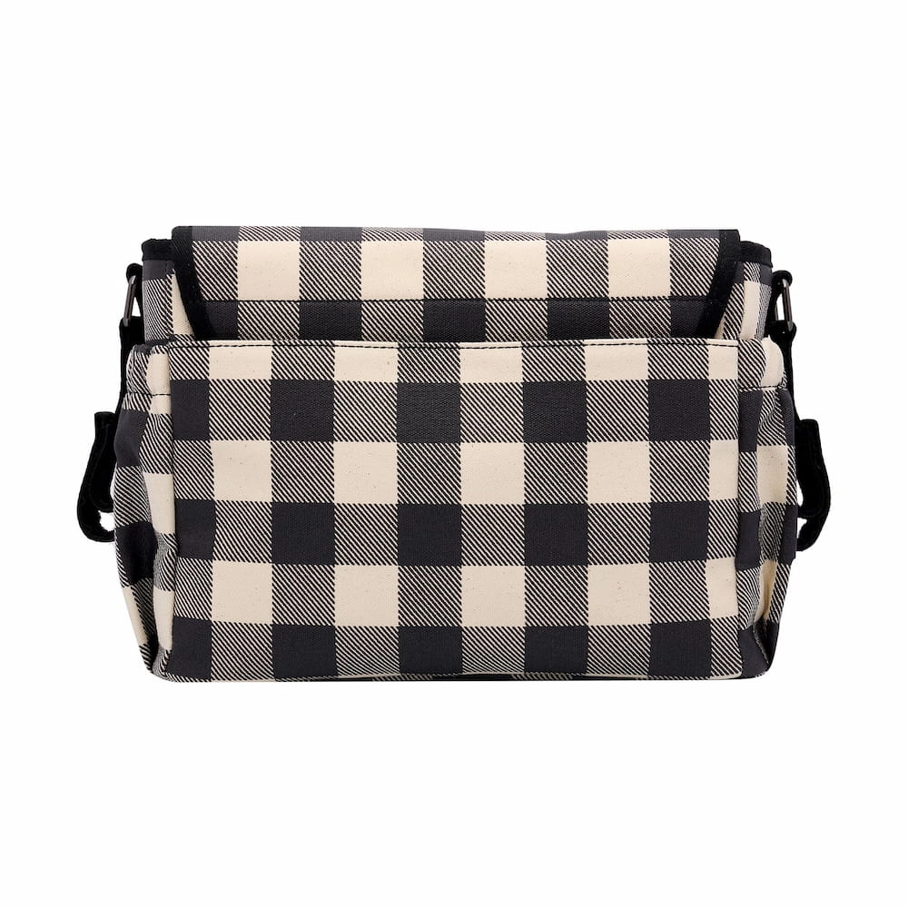 Carryall Pram Caddy -- Black Gingham