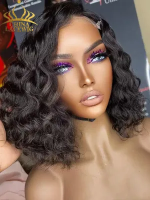 Chinalacewig 8x6 Royal 007 Lace Wig Loose Deep Wear &Go Breathable Cap Wig CL02