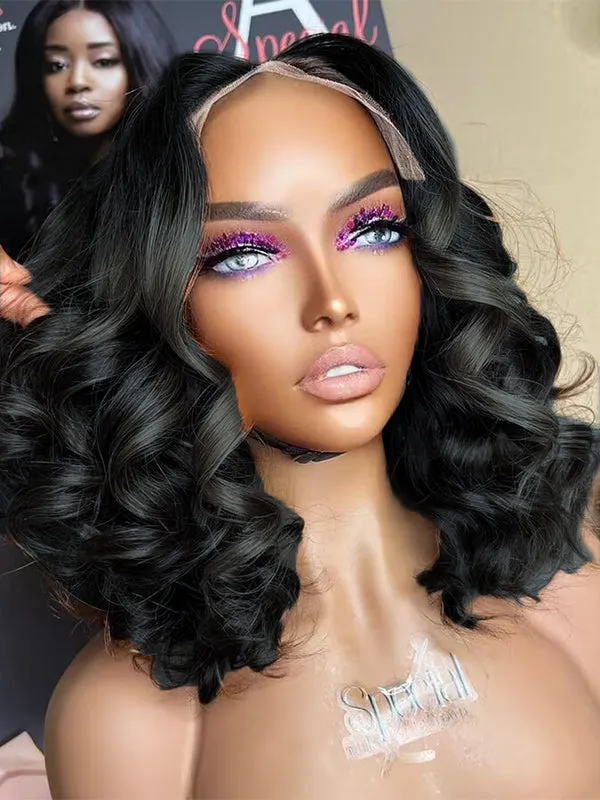 Chinalacewig 8x6 Royal 007 Lace Wig Loose Wave Wear &Go Breathable Cap Wig CL01