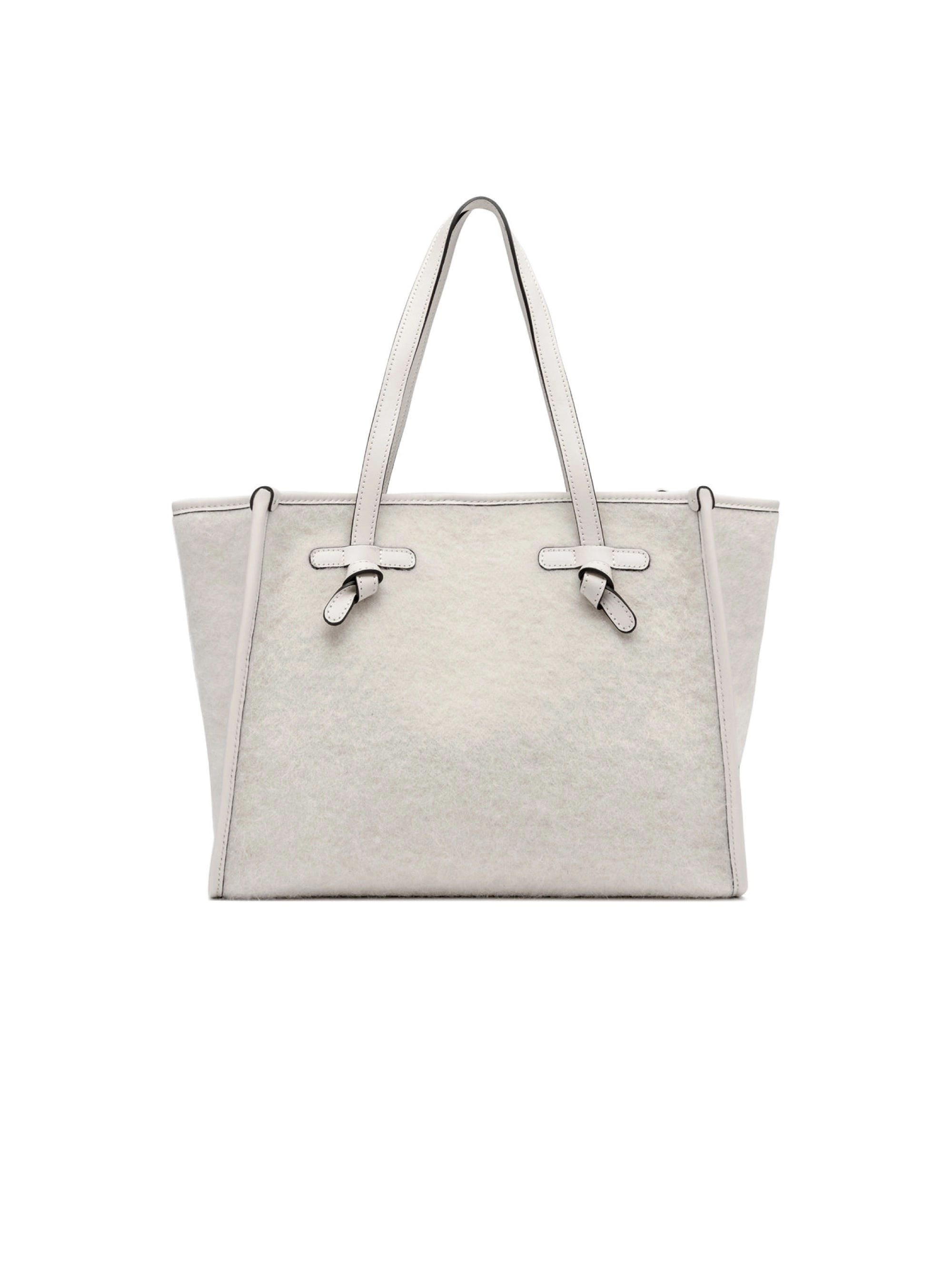 Cream Mohair Shoulder Bag