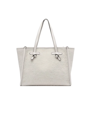Cream Mohair Shoulder Bag