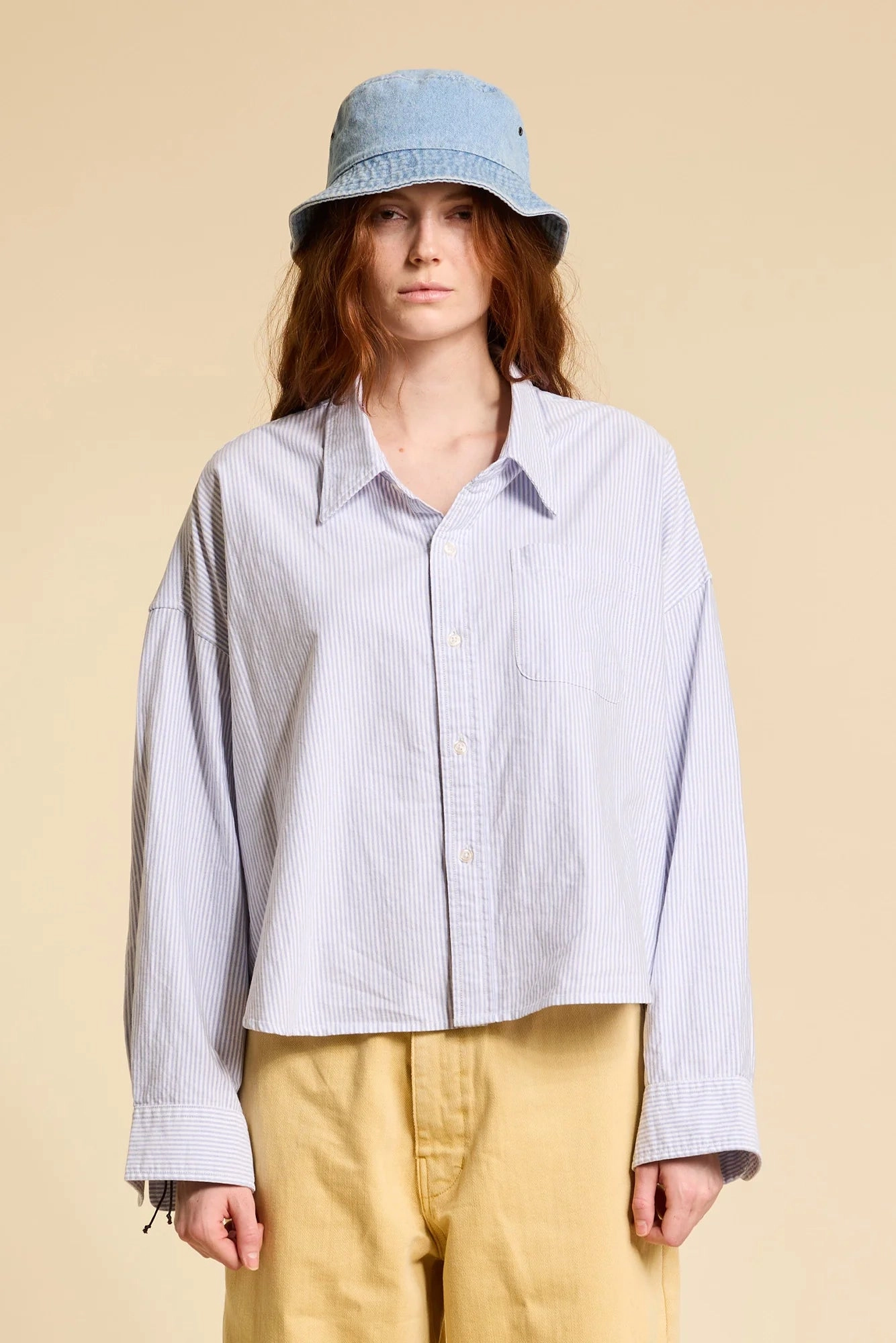 Crop Oxford Shirt