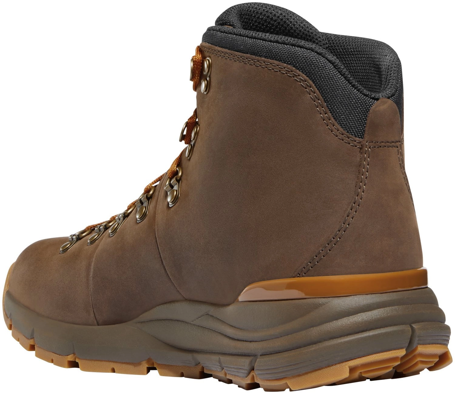 Danner Mens Mountain 600 Leaf GTX Loam Brown/Glazed Ginger Leather Hiking Boots