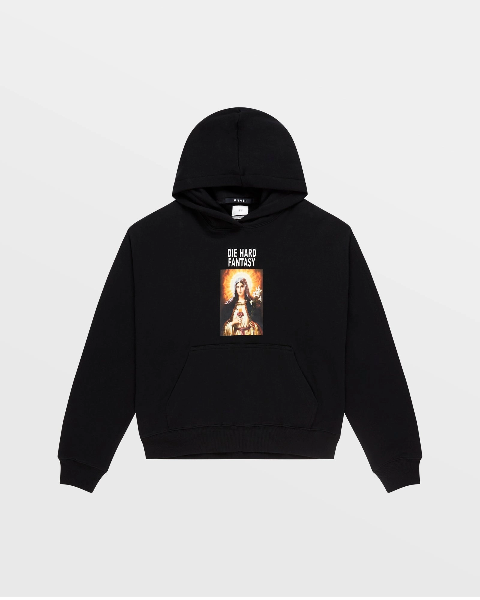 DIE HARD SLOUCH HOODIE BLACK