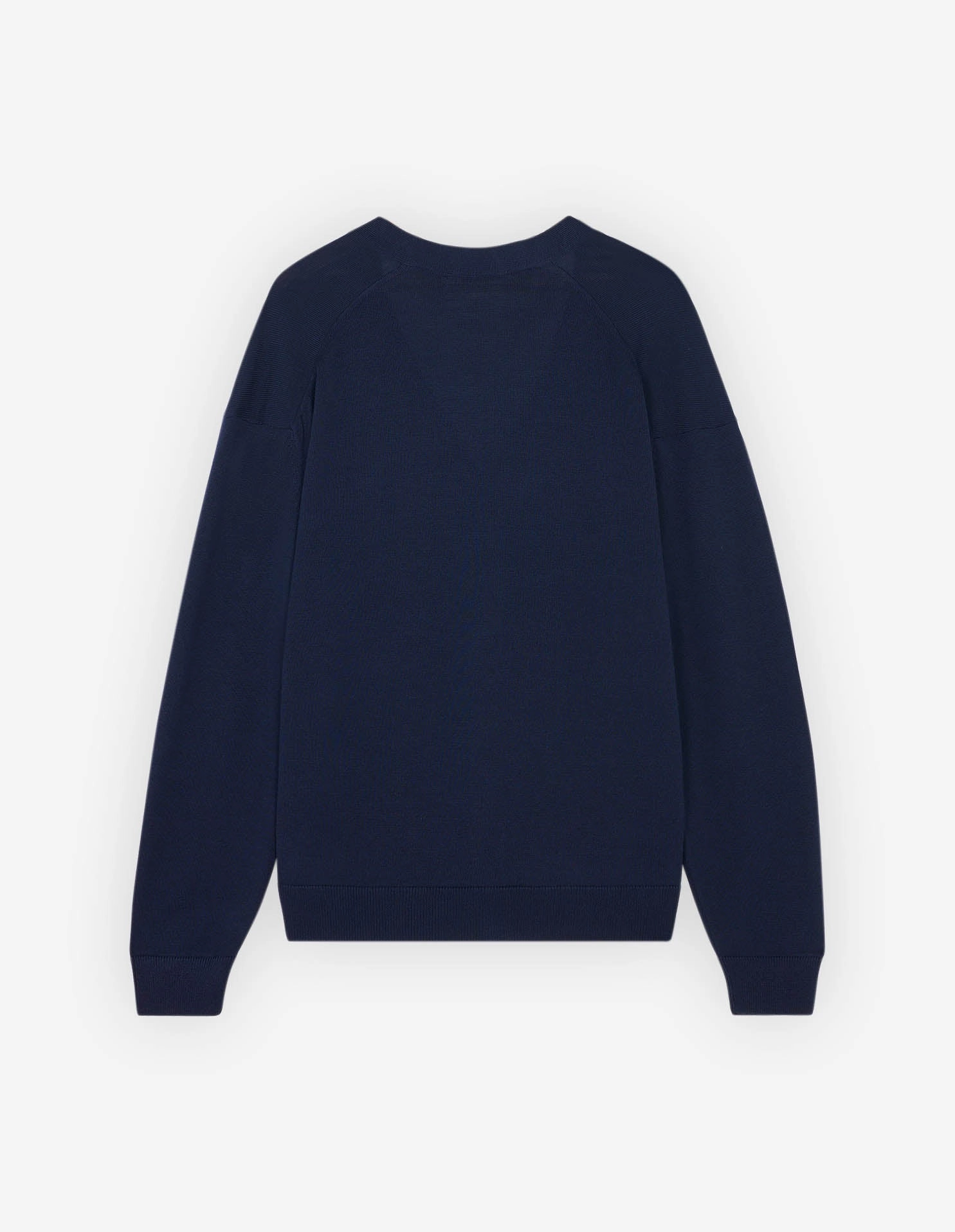 Dressed Fox Patch Relaxed Cardigan Navy