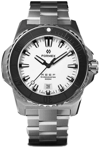 Formex REEF Automatic Chronometer 300m White Black Steel