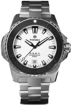Formex REEF Automatic Chronometer 300m White Black Steel