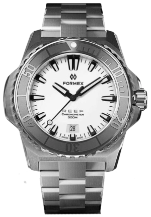 Formex REEF Automatic Chronometer 300m White Steel Bezel