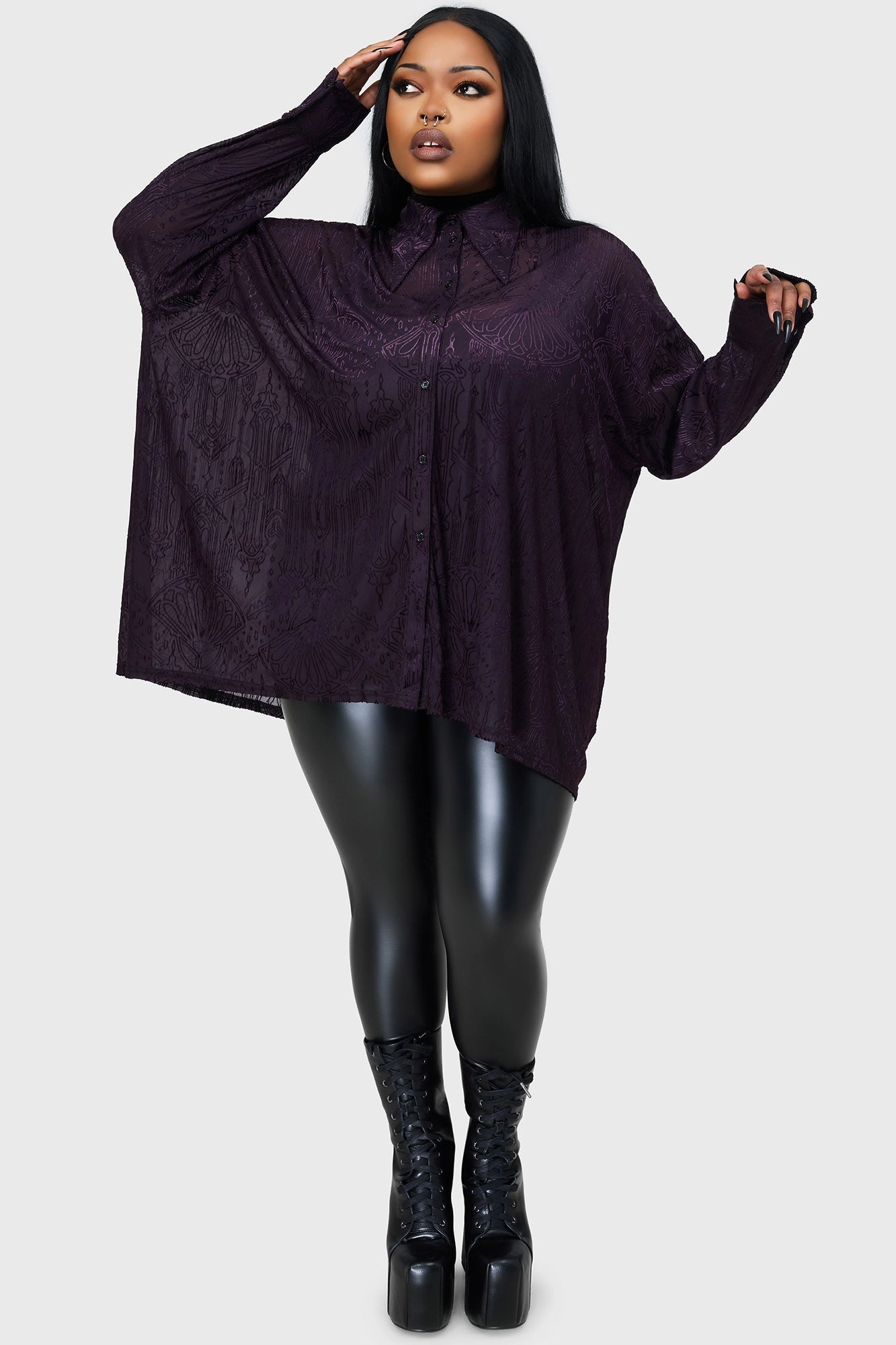 Gates Of Hell Shirt [Purple]