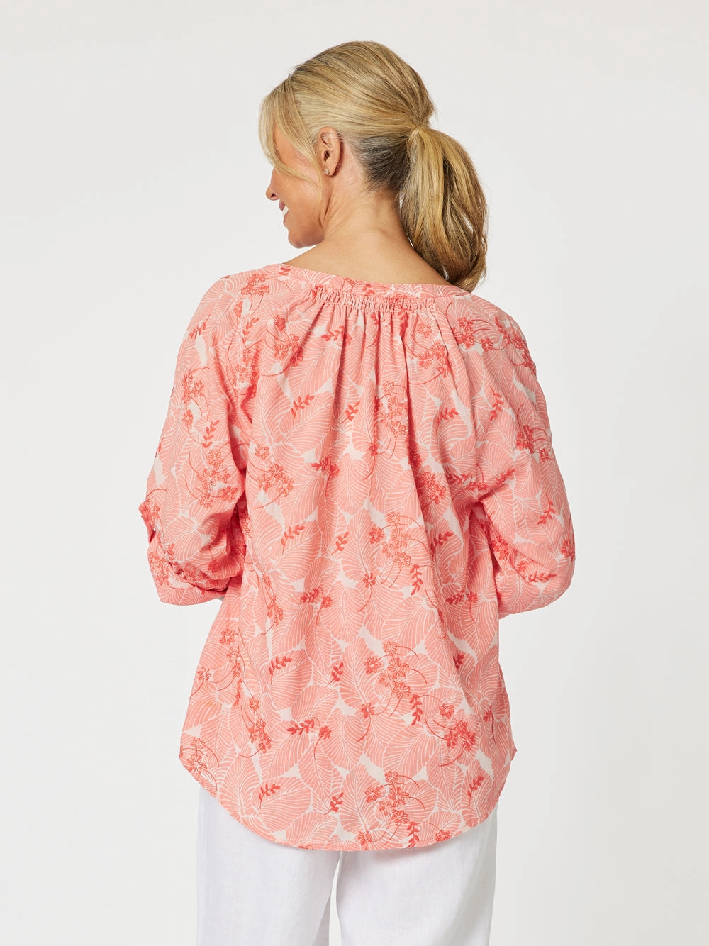 Gordon Smith Emma Embroidered Shirt Melon