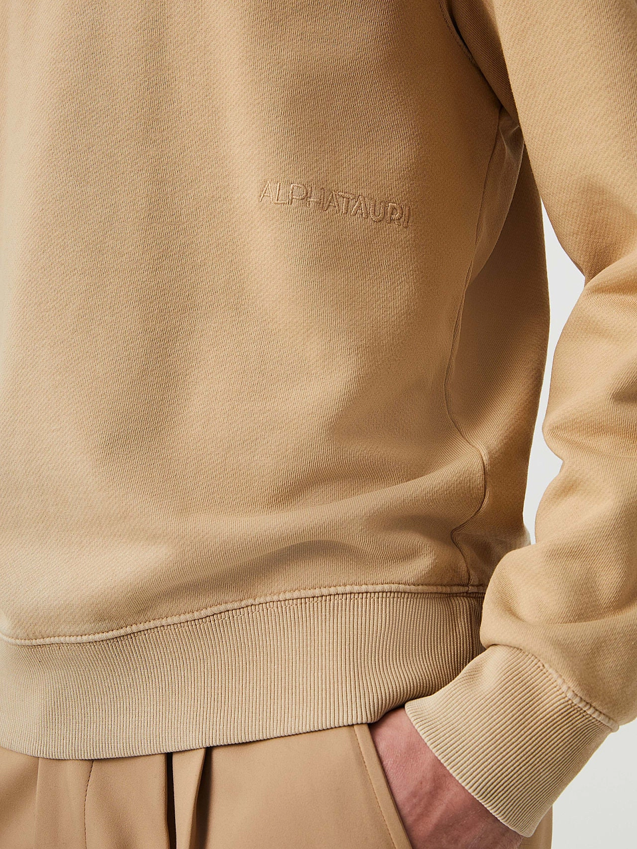 Gradient Crewneck Sweater SORENO V1.Y7.02 Brown / Beige