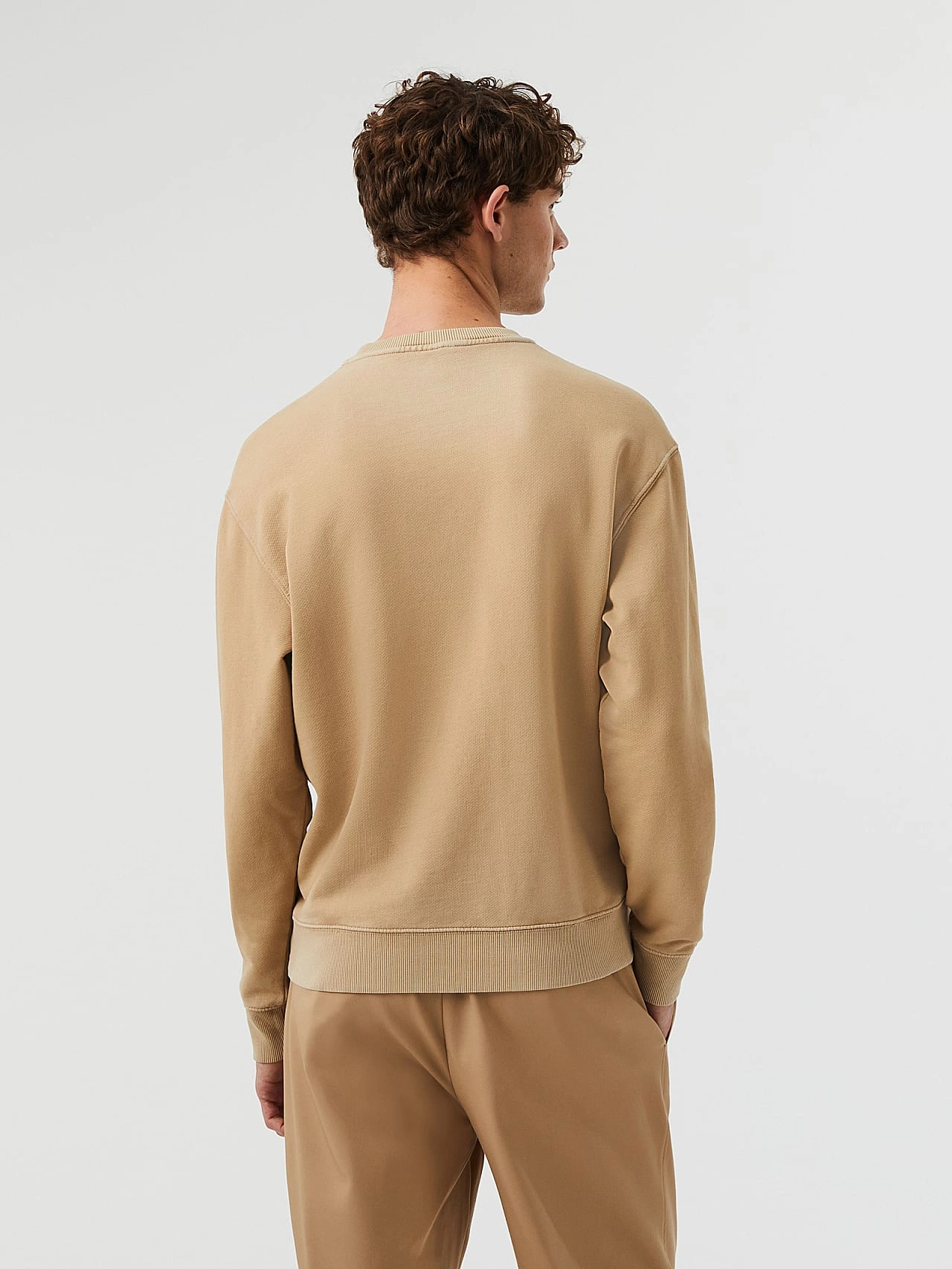 Gradient Crewneck Sweater SORENO V1.Y7.02 Brown / Beige