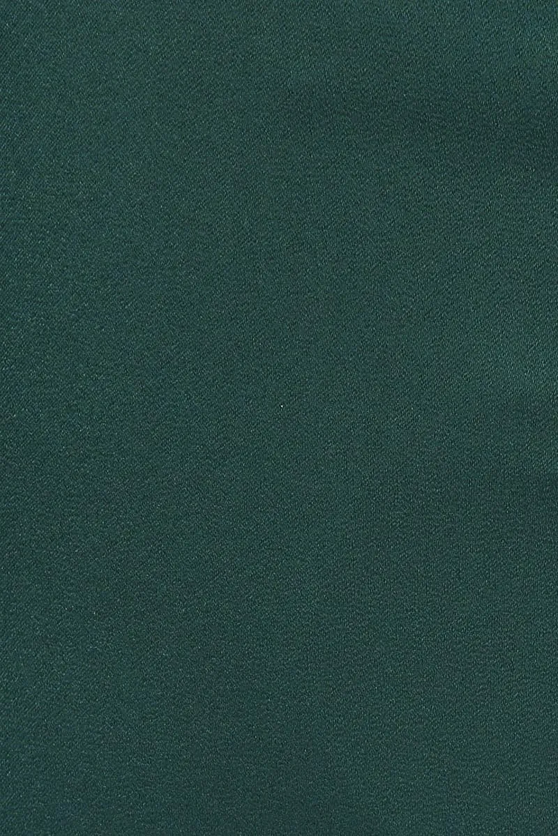 Green Corset Top Short Sleeve