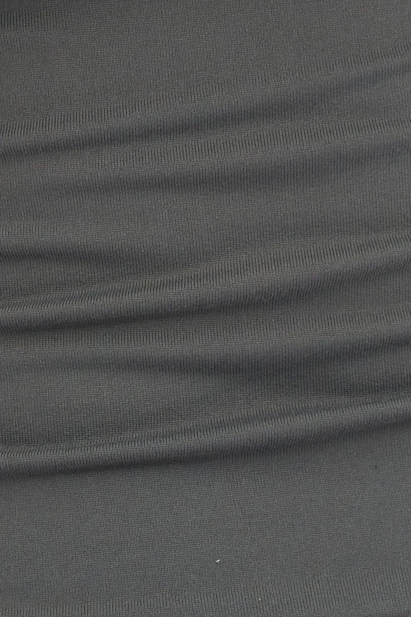 Grey Supersoft Bandeau Top