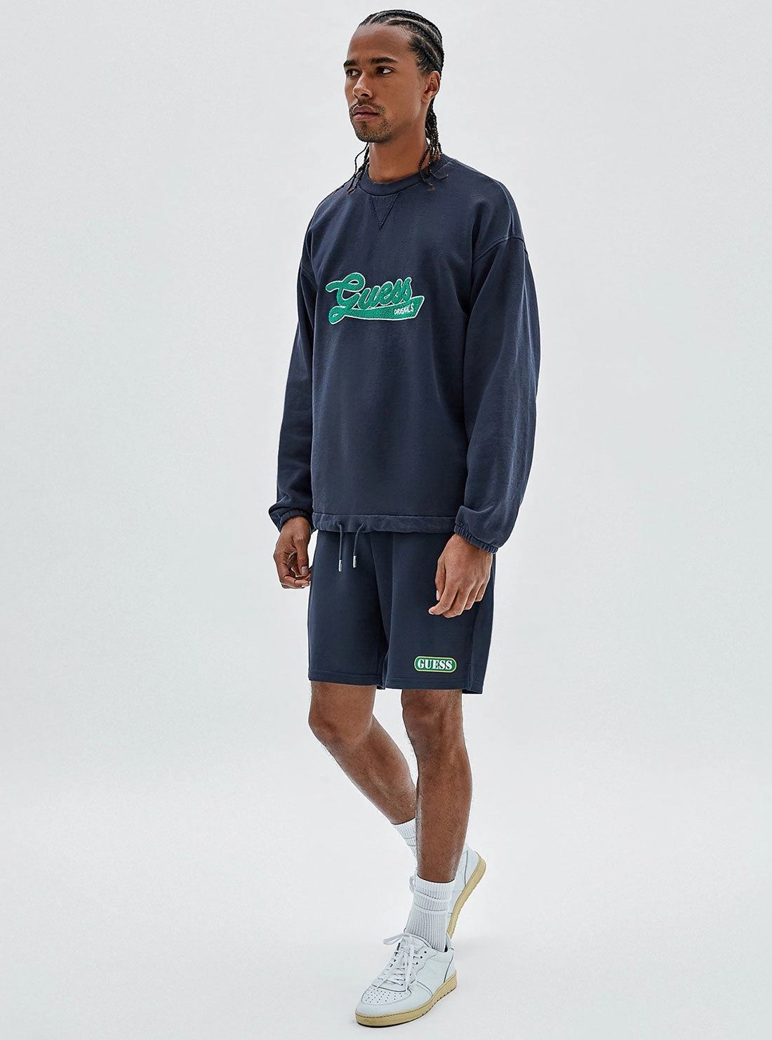 Guess Originals Blue Sonic Mesh Shorts