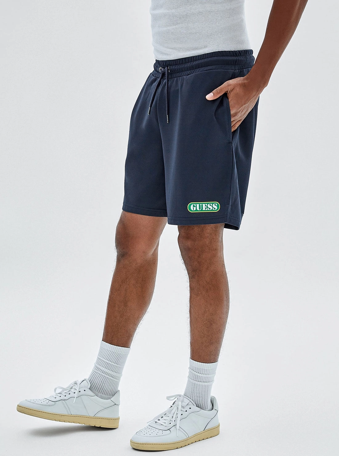 Guess Originals Blue Sonic Mesh Shorts
