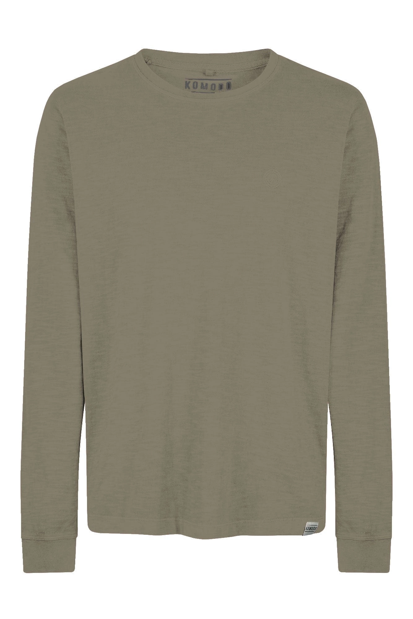 Hakon Organic Cotton Long Sleeve T-shirt | Moss Green