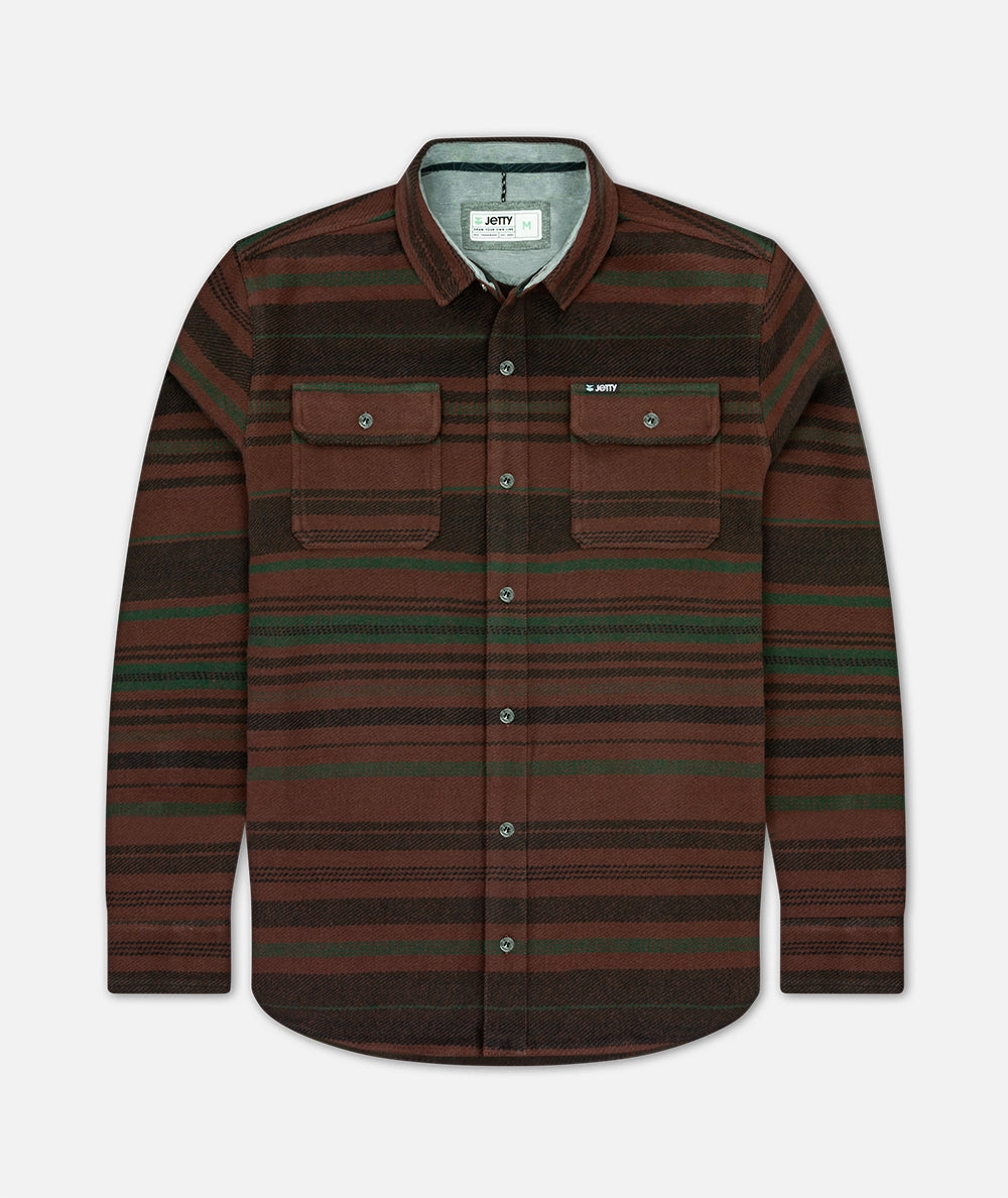 Horizon Flannel - Oxblood