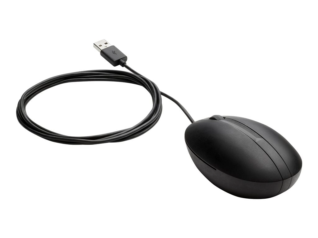 HP Desktop 320M - Mouse - 3 buttons - wired - USB - for HP 246 G7, 256 G8, 340 G7; EliteBook 745 G5, 830 G5, 840 G5; ZBook Studio 9VA80AA#ABA