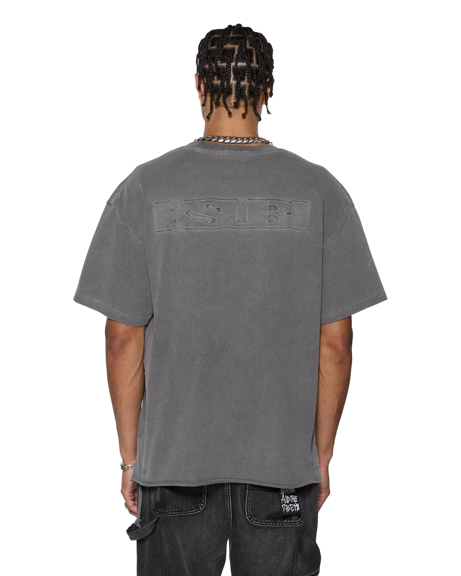 INTRUDER EKCESS SS TEE CHARCOAL
