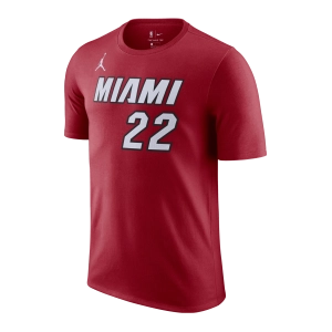 Jimmy Butler Jordan Brand Statement Red Name & Number Tee