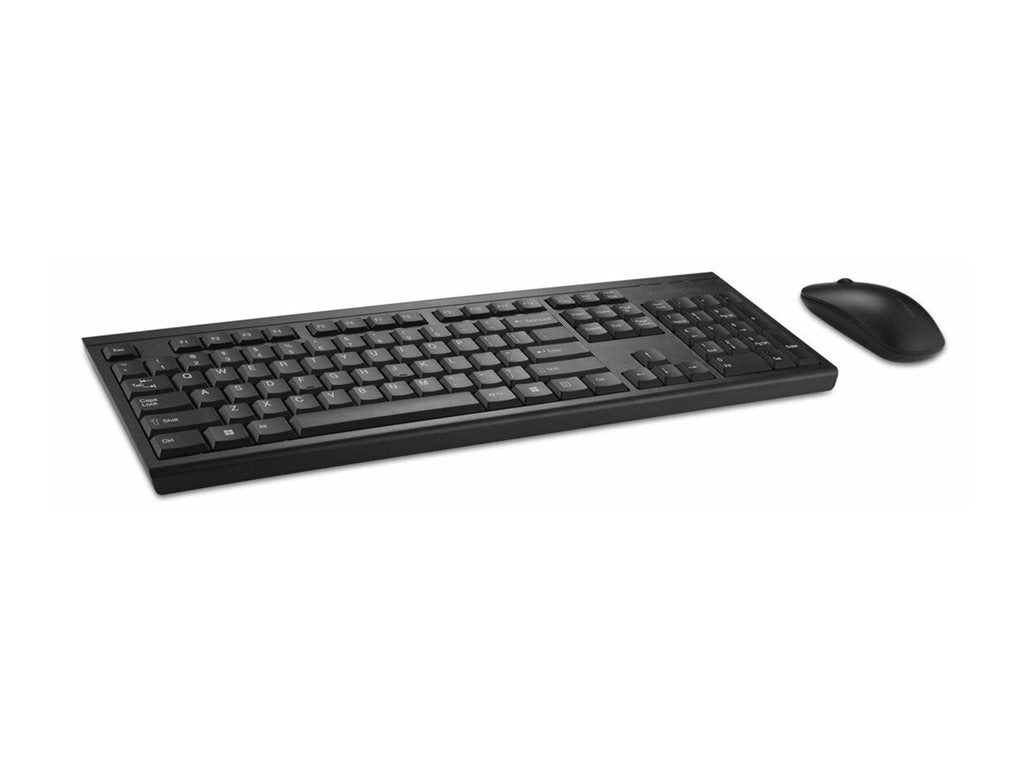 Kensington KM150 EQ - Keyboard and mouse set - 100% - full size - wireless - 2.4 GHz - FSC cardboard K75562NA