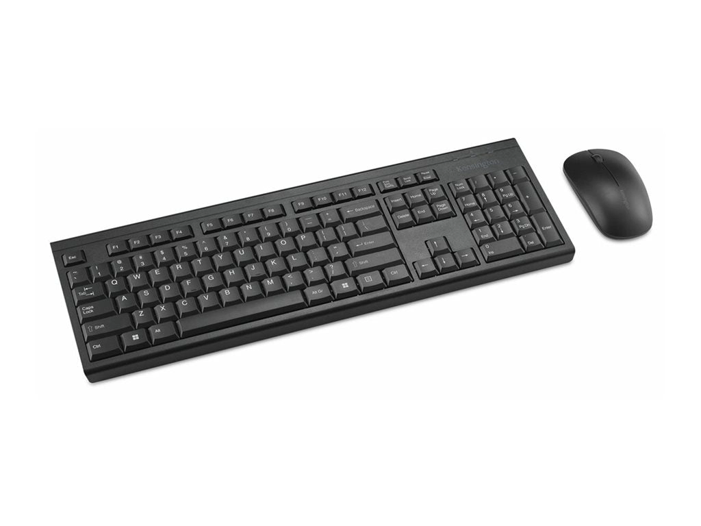 Kensington KM150 EQ - Keyboard and mouse set - 100% - full size - wireless - 2.4 GHz - FSC cardboard K75562NA