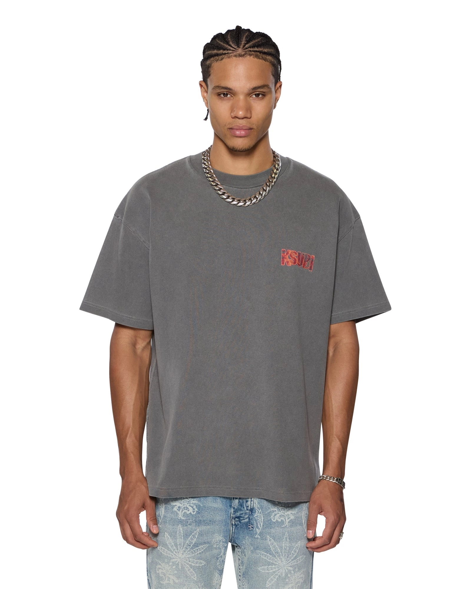 KICKSTART EKCESS SS TEE CHARCOAL