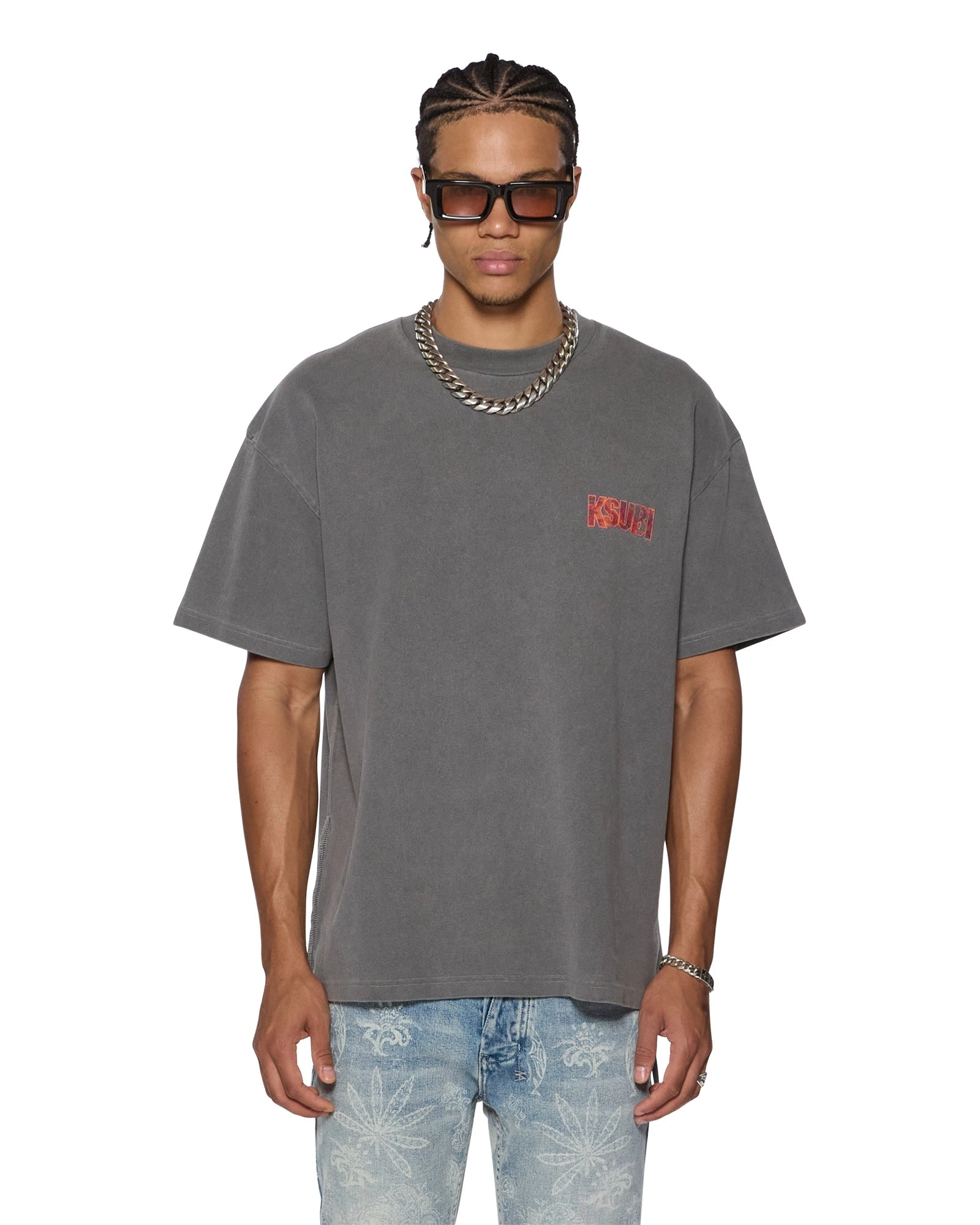 KICKSTART EKCESS SS TEE CHARCOAL