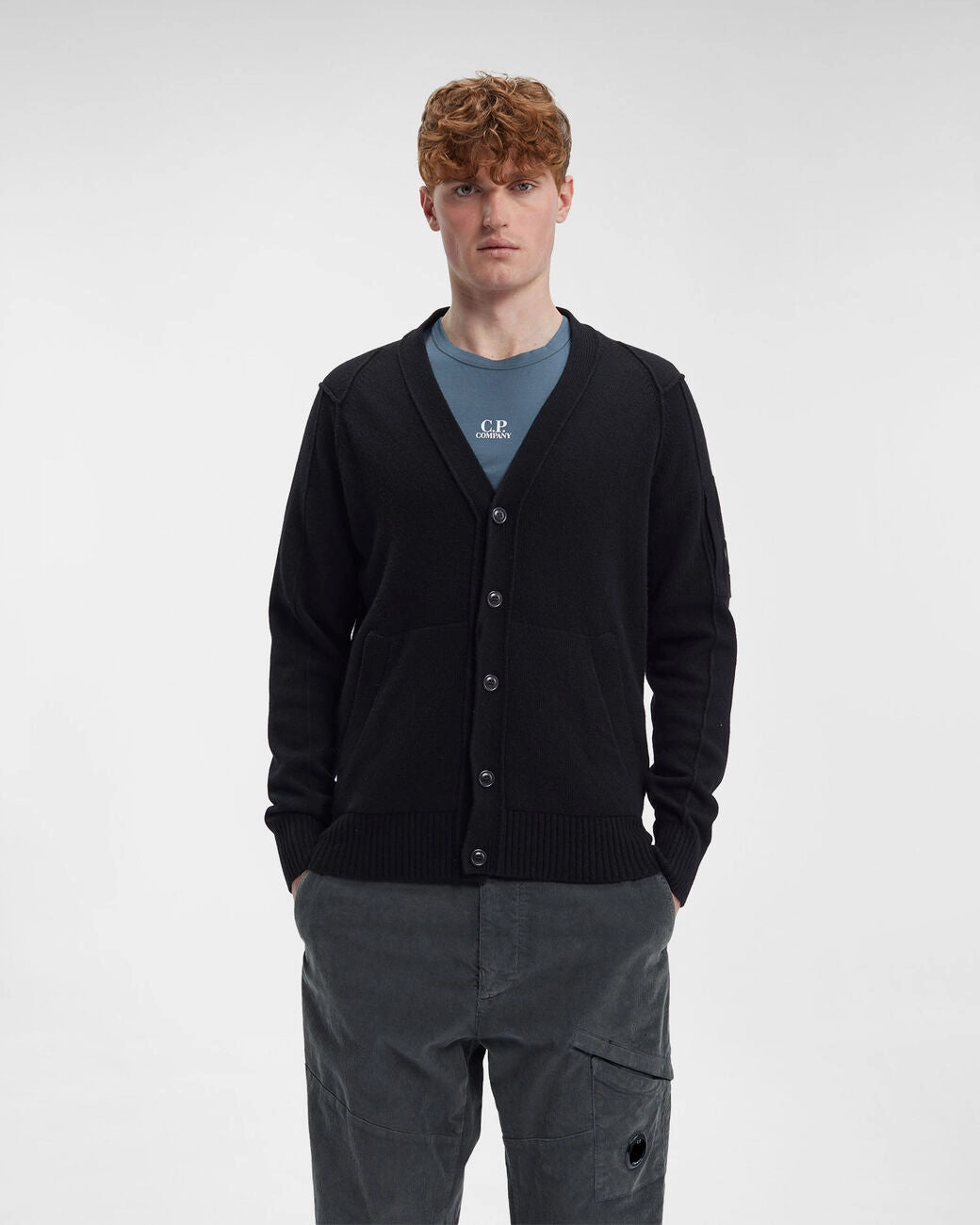 Lambswool Cardigan Black