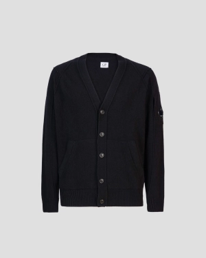 Lambswool Cardigan Black