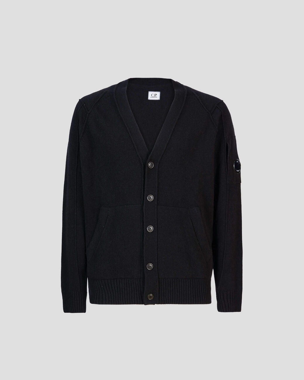 Lambswool Cardigan Black