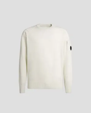 Lambswool Jumper Gauze White