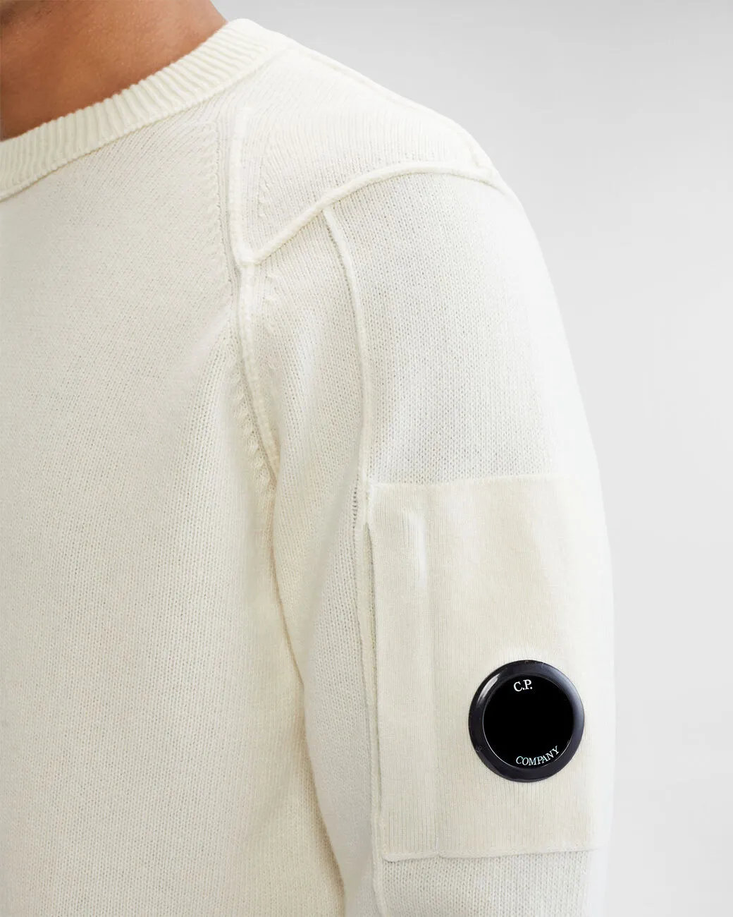 Lambswool Jumper Gauze White
