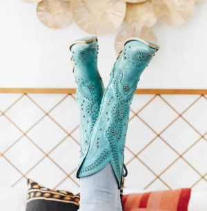 Lane Boots LB0469B-050  Cossette Boot in Turquoise Blaze