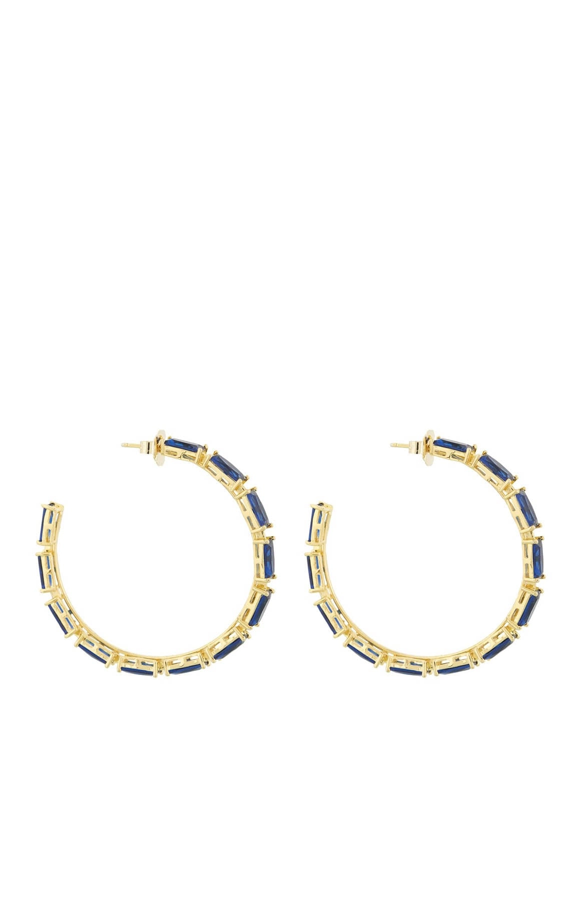 Lantana Simple Baguette Hoops
