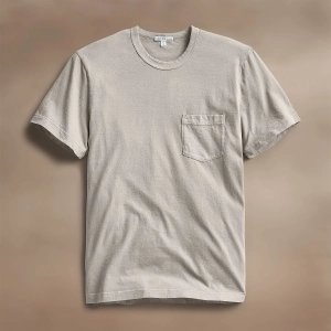 Lightweight Jersey Pocket Tee - Salt Pigment